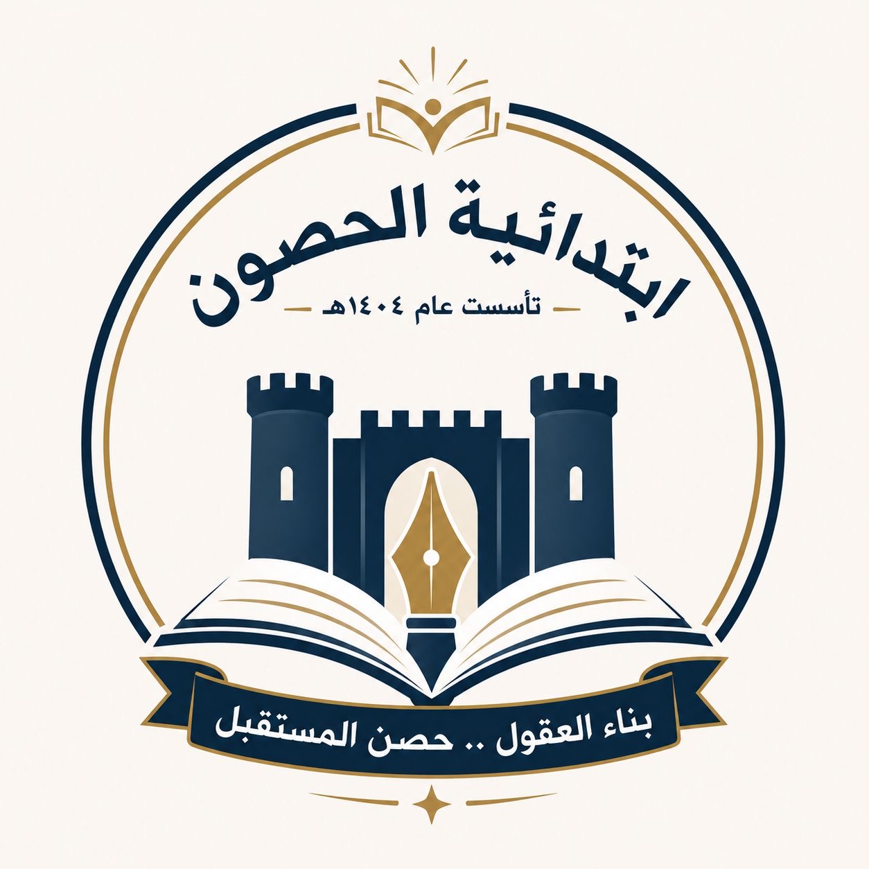 شعار مدرسة ابتدائية الحصون