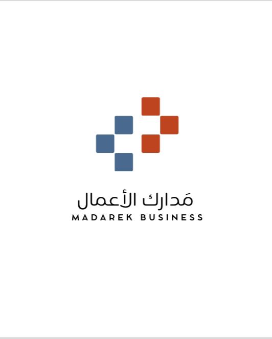 شعار شركة مساحات مدارك الاعمال
